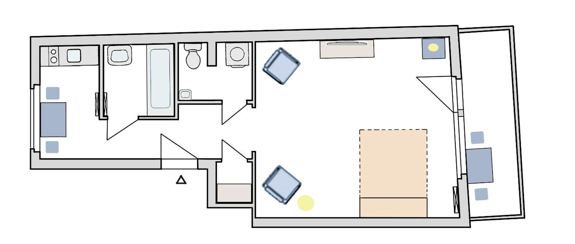 Studio-Apartment Augarten Βιέννη Δωμάτιο φωτογραφία
